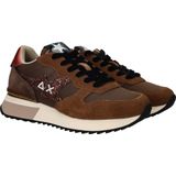 Sun68 - Stargirl - Sneakers - Donkerbruin - Glitter logo - Laag