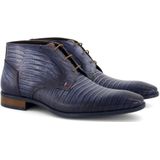 Giorgio nette schoenen blauw met print leer