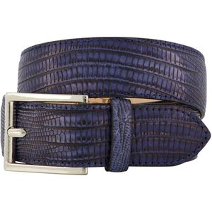 Maliparmi, Accessoires, Dames, Geel, 95 CM, Glasparels Leren Kralen Riem