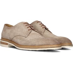 Giorgio - Nette Schoenen - Beige - Leren Bovenwerk - Rubber Zool