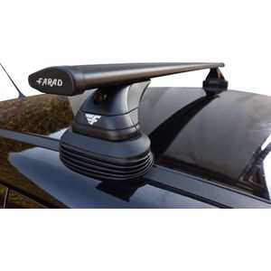 Dakdragers geschikt voor de Opel Zafira vanaf 2012 met fixpoints - Aluminium - Hoog laadvermogen 100kg - Wingbar Zwart - Merk Farad