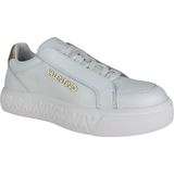 Sneakers - VENUS - Zwart - Glad Leer - Ronde Neus - Plateau