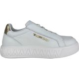 Sneakers - VENUS - Zwart - Glad Leer - Ronde Neus - Plateau