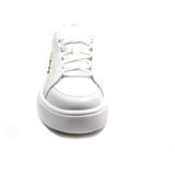 Sneakers - VENUS - Zwart - Glad Leer - Ronde Neus - Plateau