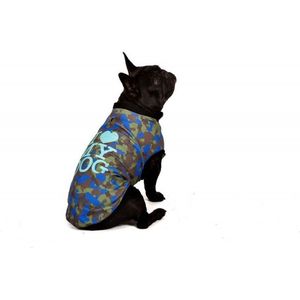 I Love My Dog Honden sweatshirt Camu Blue