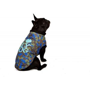 I Love My Dog Honden sweatshirt Camu Blue