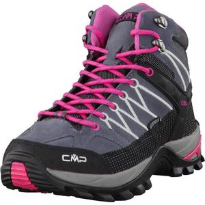 Cmp Wandelschoenen Rigel Mid Dames Suède Grijs/roze