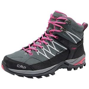 CMP RIGEL MID WMN TREKKING SHOES WP dames Trekkingschoenen, Grijs-fuchsia-ijs, 41 EU