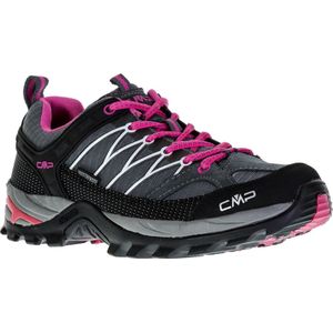 CMP RIGEL LOW WMN TREKKING SHOE WP Women's Trekkingschoenen Low-Top, Grey-Fuxia-Ice, 39 EU