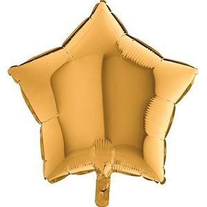 GRABO - Mylar Stella Maxi Ballon, goudkleurig, 36202