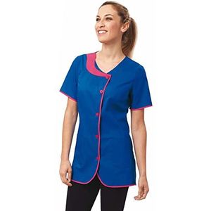 Siggi Horeca Kazak voor dames, blauw/fuchsia, M