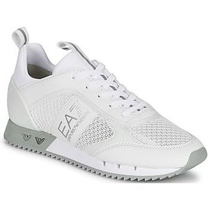 Emporio Armani EA7 B&M Mesh Hardloopsneakers Voor Heren, Wit - Maat 40