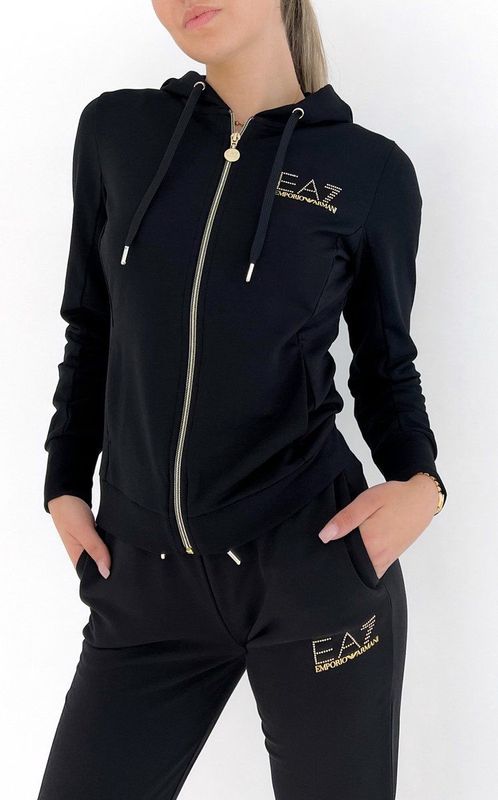 Emporio Armani - EA7 Evolution Tracksuit - Trainingspak - Zwart - Polyester