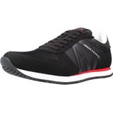 Armani Exchange - Micro Suede - Sneakers - Zwart Wit