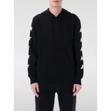Golden Goose - Hoodie - Zwart - 100% Katoen - Bedrukte Mouwen - Gedurfd Maxi-logo