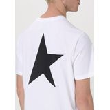 Golden Goose - Regular - T-Shirt - Wit - Katoen - Ronde Hals - Korte Mouwen