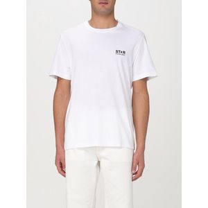 Golden Goose - Regular - T-Shirt - Wit - Katoen - Ronde Hals - Korte Mouwen