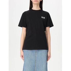 Golden Goose - Zwart Katoenen T-shirt - Met Print Op De Voorkant