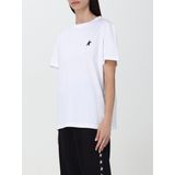 Golden Goose - T-shirt - Wit - Katoen - Met Logo Print en Ronde Hals