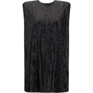 Golden Goose, Dames, Jurken, Zwart, Maat: 2XS Poliester,