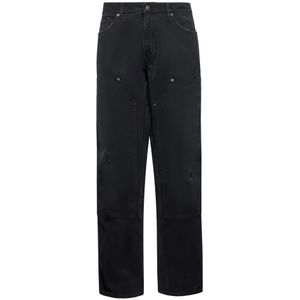 Golden Goose - Schildersbroek - Zwart - 100% Katoen - Regular Fit