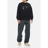 Golden Goose, Heren, Sweatshirts & Hoodies, Zwart, Maat: XL Katoen,