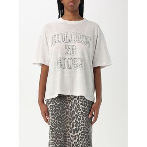 Golden Goose - T-shirt - Beige - Linnen