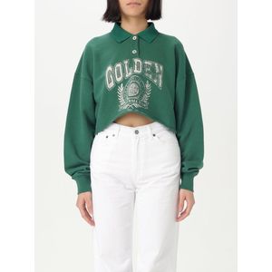 Cropped Polo Sweatshirt - Groen - Poloshirts