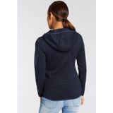 CMP - KNITTED MELANGE HOODY - Fleecejack - B. blue - Met Capuchon - 3 Ritszakken