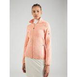 Functionele Fleece Jas - Mélange - Rechte Zoom - Lange Mouw