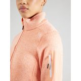 Functionele Fleece Jas - Mélange - Rechte Zoom - Lange Mouw