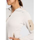 CMP - Dames Zip Hoodie - Vest - Knit Tech - Met Capuchon - Jacquardpatroon