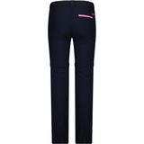 CMP - Afritsbroek - Zwart/Blauw - Stretch Zip Off Pant