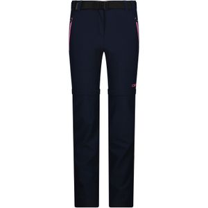 CMP - Afritsbroek - Zwart/Blauw - Stretch Zip Off Pant