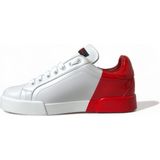 Dolce & Gabbana - Portofino Sneakers - Wit - Leer