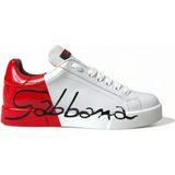 Dolce & Gabbana - Portofino Sneakers - Wit - Leer