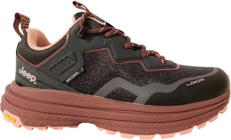 Jeep - Veterschoen Tracked JL42670A 055 - Grijs - Roze - Waterproof