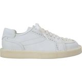 Prachtige Leren Lage Oxford-Sneakers