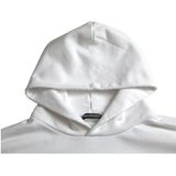 Balenciaga - Logo Hoodie - Wit - Heren - Katoen
