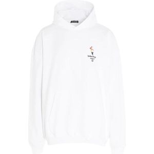 Balenciaga - Oversized Hoodie - Olympic Flame Print