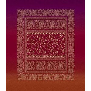 Bassetti Brenta tafelkleed - Jacquard 100% katoen in de kleur robijnrood R1, afmetingen: 140x170 cm - 9326074