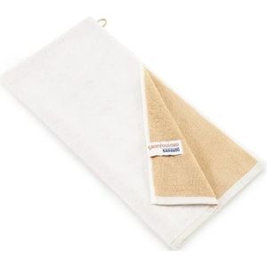 Bassetti New Shades handdoek van 100% katoen in de kleur wit 13, afmetingen: 50x100 cm - 9327860