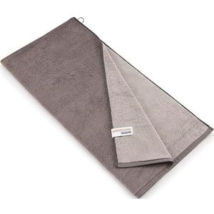 Bassetti New Shades badhanddoek 100% katoen in de kleur grijs G1, afmetingen: 70x140 cm - 9327866