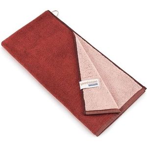 Bassetti New Shades handdoek van 100% katoen in de kleur terracotta R1, afmetingen: 50x100 cm - 9327870