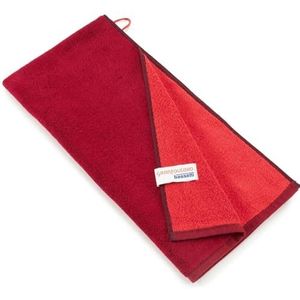 Bassetti New Shades handdoek 100% katoen in de kleur bordeaux 63, afmetingen: 50x100 cm - 9327880