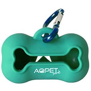 AQPET Dispenser van siliconen voor dierenhygiënezakken – inclusief composteerbare zakken, 8050327305908