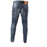 Dsquared2 - Blauwe Slim Fit Jeans - Heren - Ripped Design
