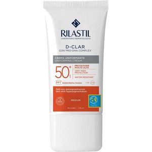 Anti Bruine vlekken Zonnebrandlotion Rilastil Sun System D-Clar Spf 50+ Medium (40 ml)