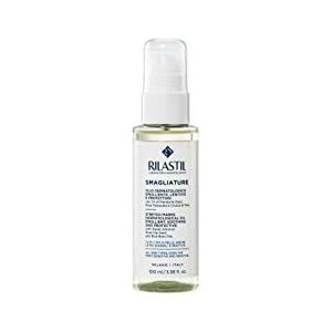 Rilastil Striae, kalmerend, rustgevend en beschermend met oliën van zoete amandelen, roos, balsem, alle huidtypes, verpakking van 100 ml