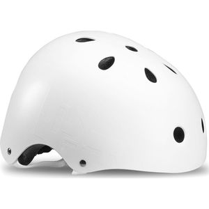 Rollerblade Unisex - Downtown helm voor volwassenen, wit/zwart, maat S